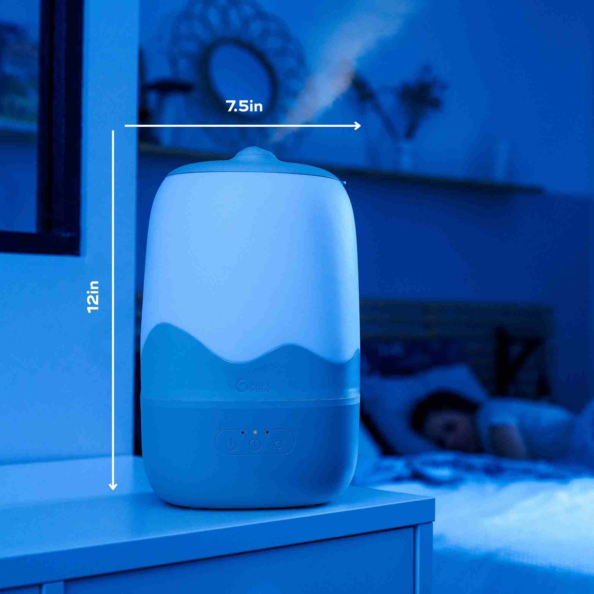 Wave 3-in-1 Cool Mist Baby & Toddler Humidifier – Diffuser & Nightlight - Image 6