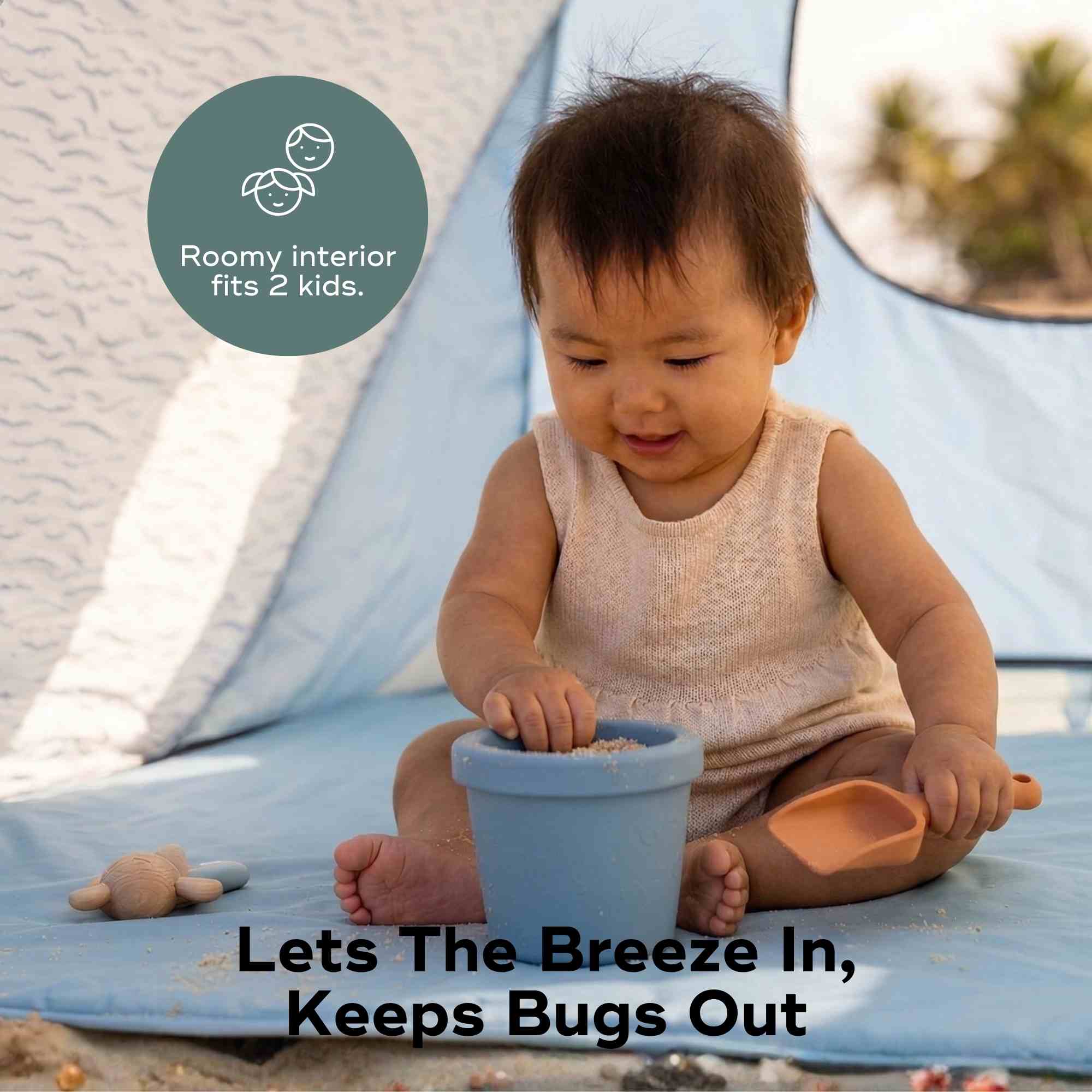 Anti-UV Lite Baby & Toddler Beach Tent - Image 3