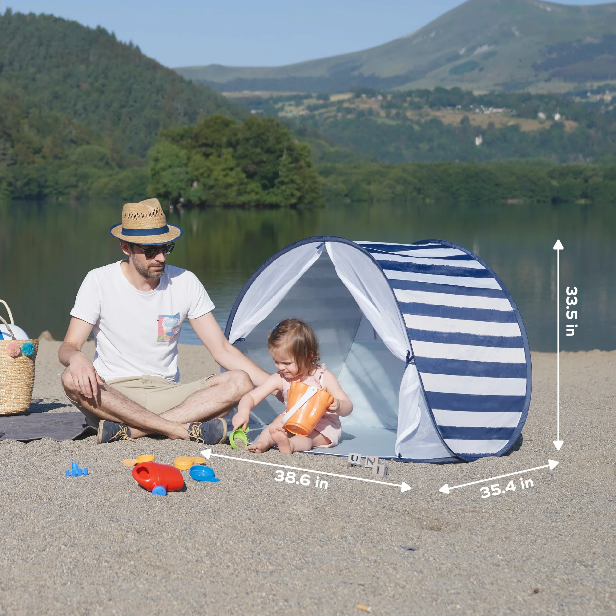 Anti-UV Baby & Toddler Pop-Up Beach Tent - Image 6