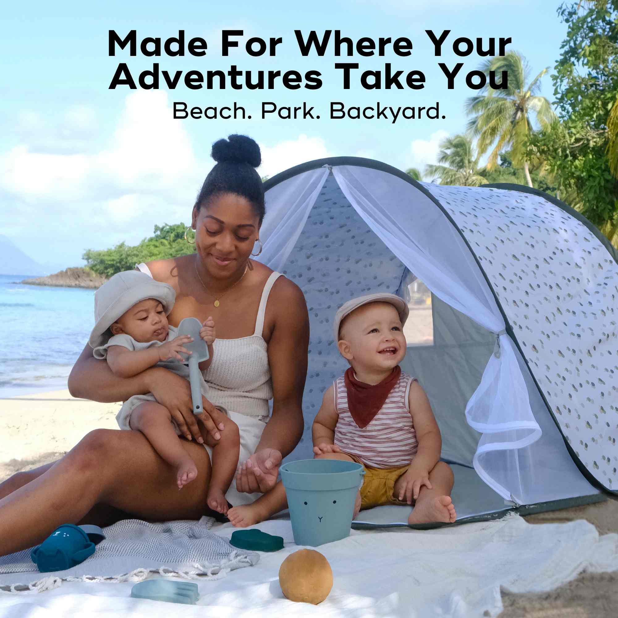Anti-UV Baby & Toddler Pop-Up Beach Tent - Image 9