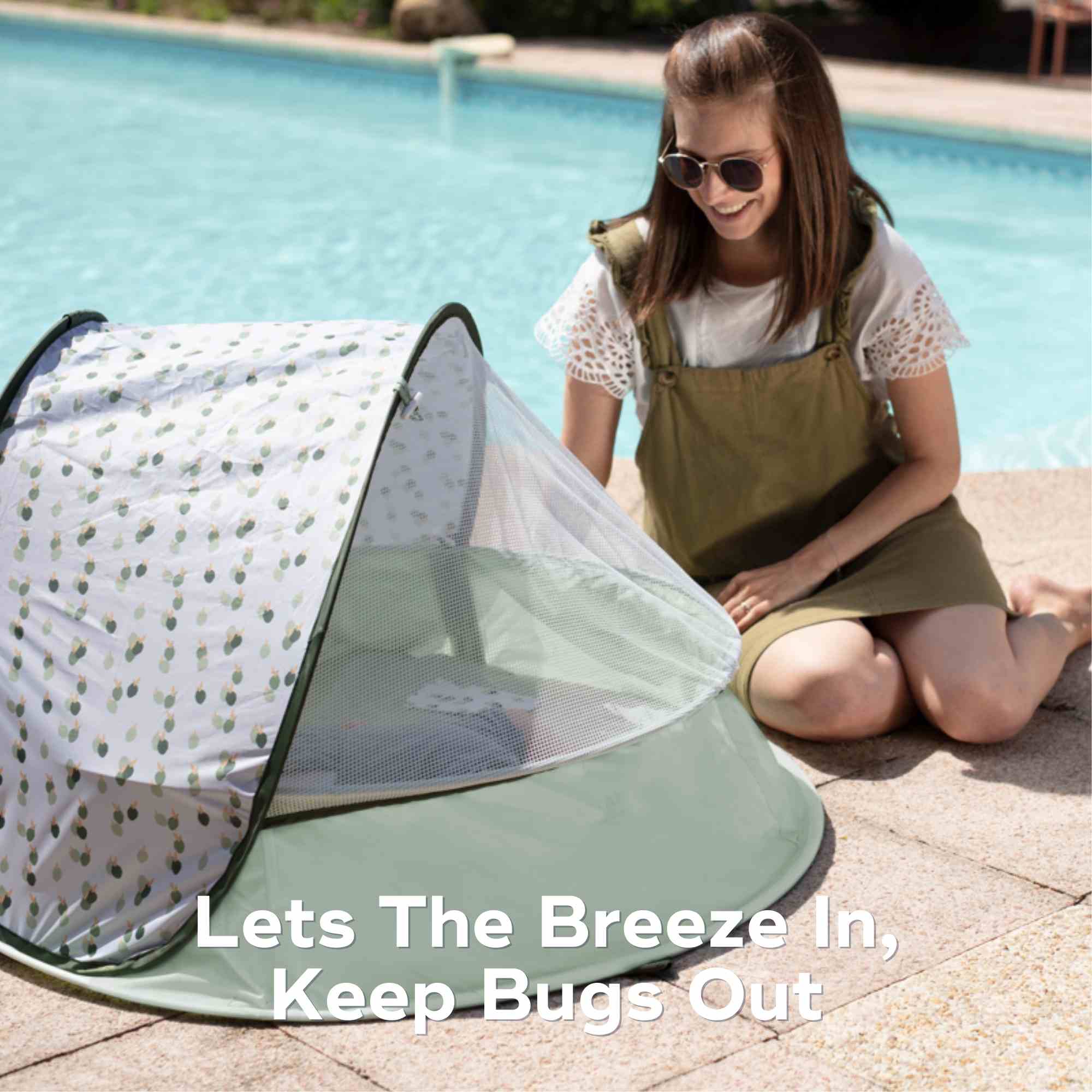Aquani Anti-UV Baby Beach Tent & Paddling Pool - Image 12