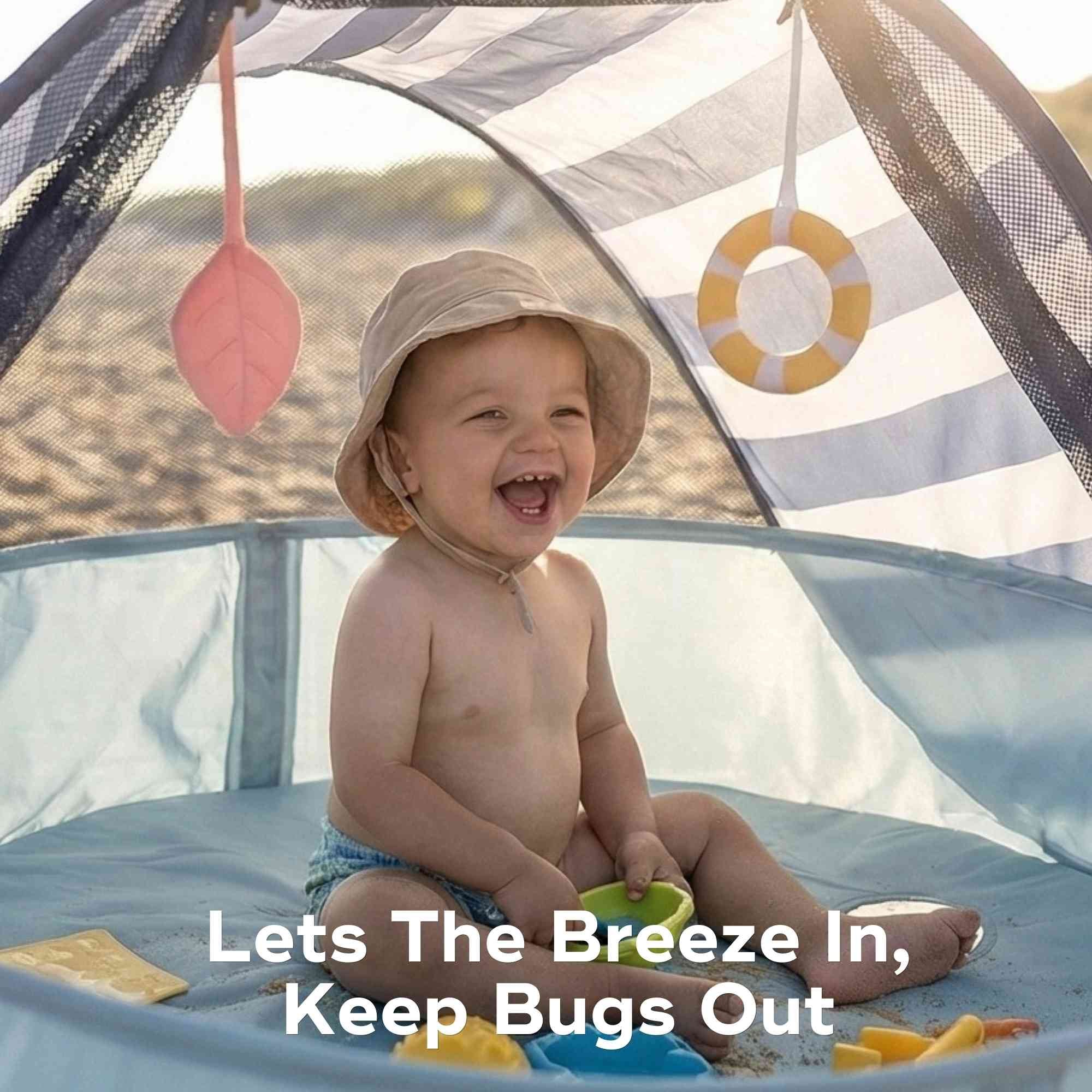 Aquani Anti-UV Baby Beach Tent & Paddling Pool - Image 6