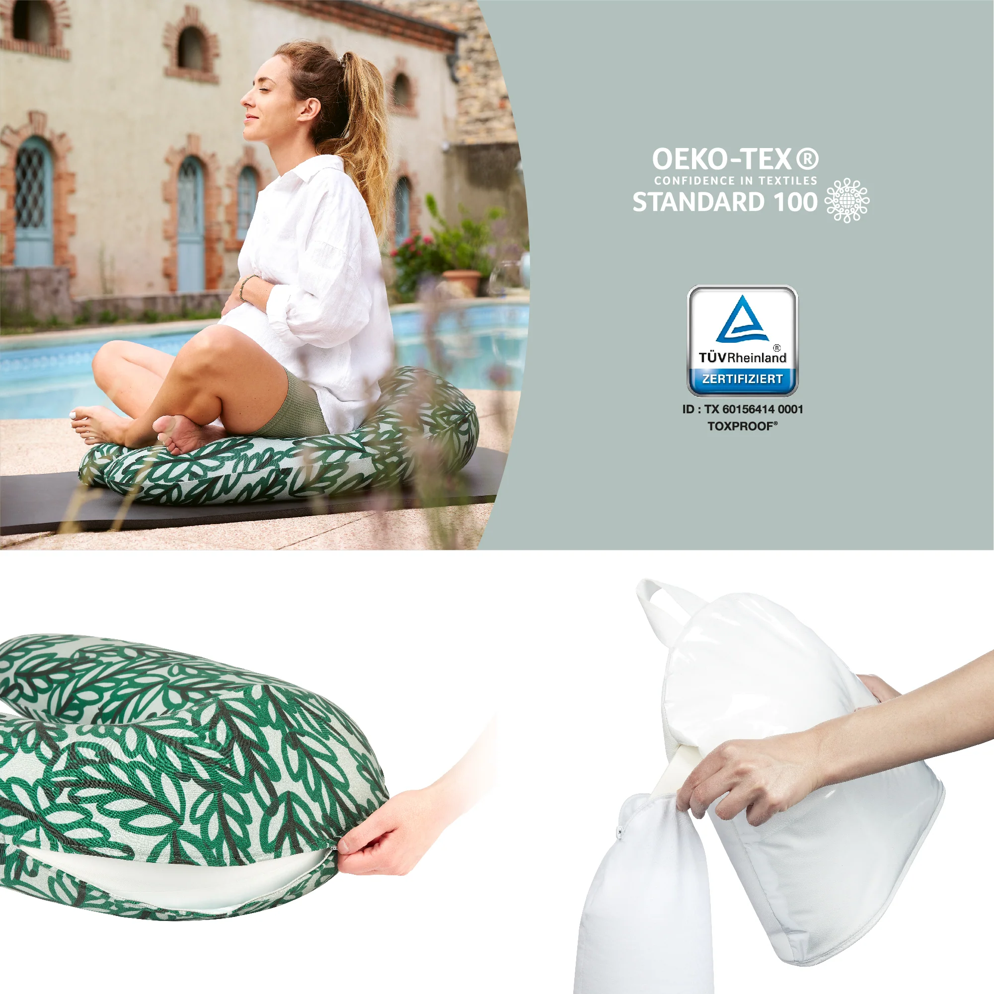 B.Love Pregnancy & Nursing Pillow Microbeads Refill - Image 4
