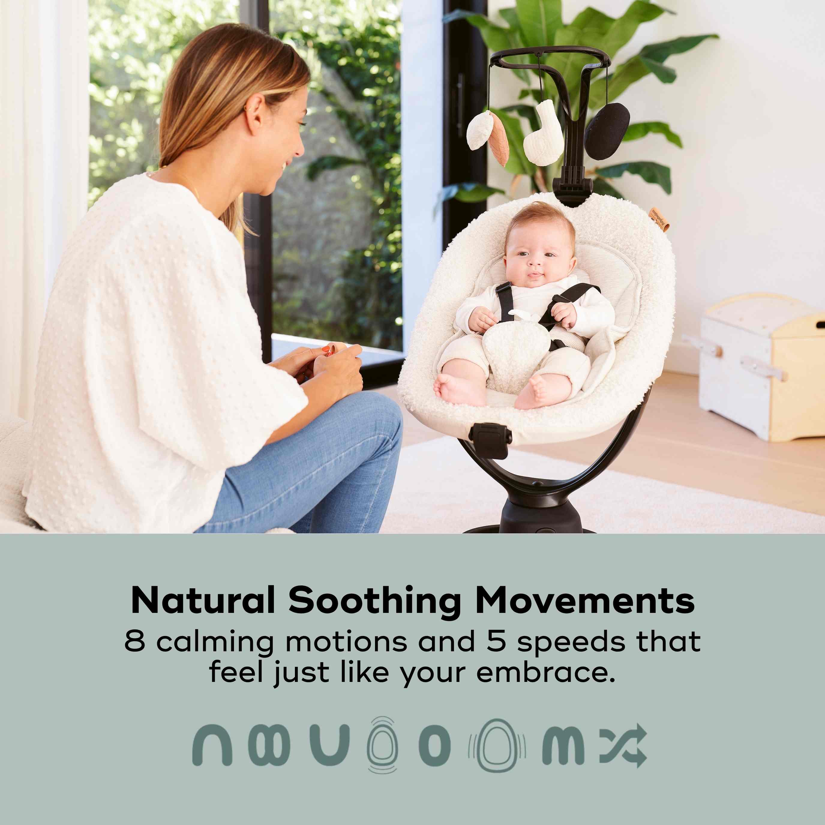Swoon Evolution Connect Smart Baby Swing - Image 11