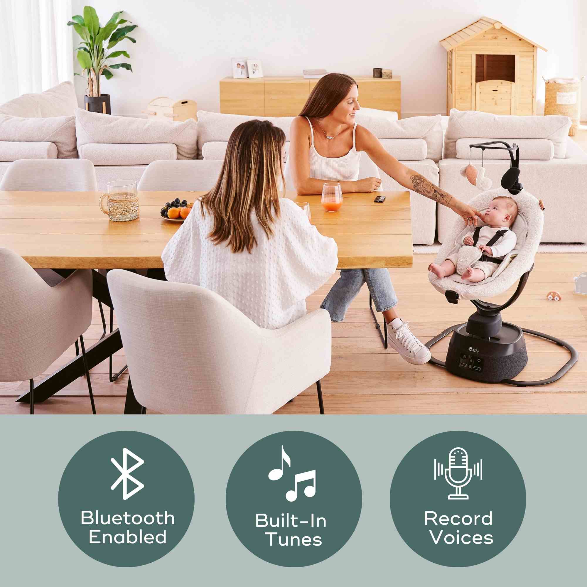 Swoon Evolution Connect Smart Baby Swing - Image 13