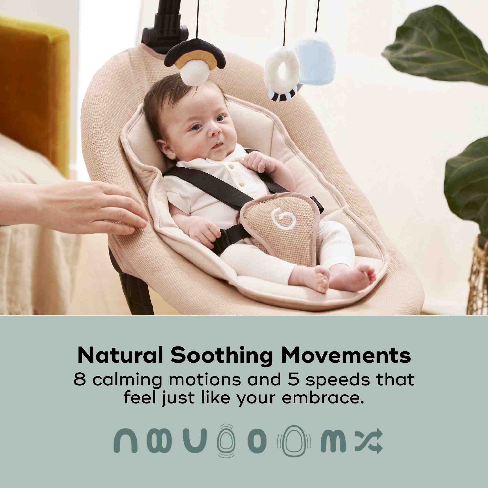 Swoon Evolution Connect Smart Baby Swing - Image 3