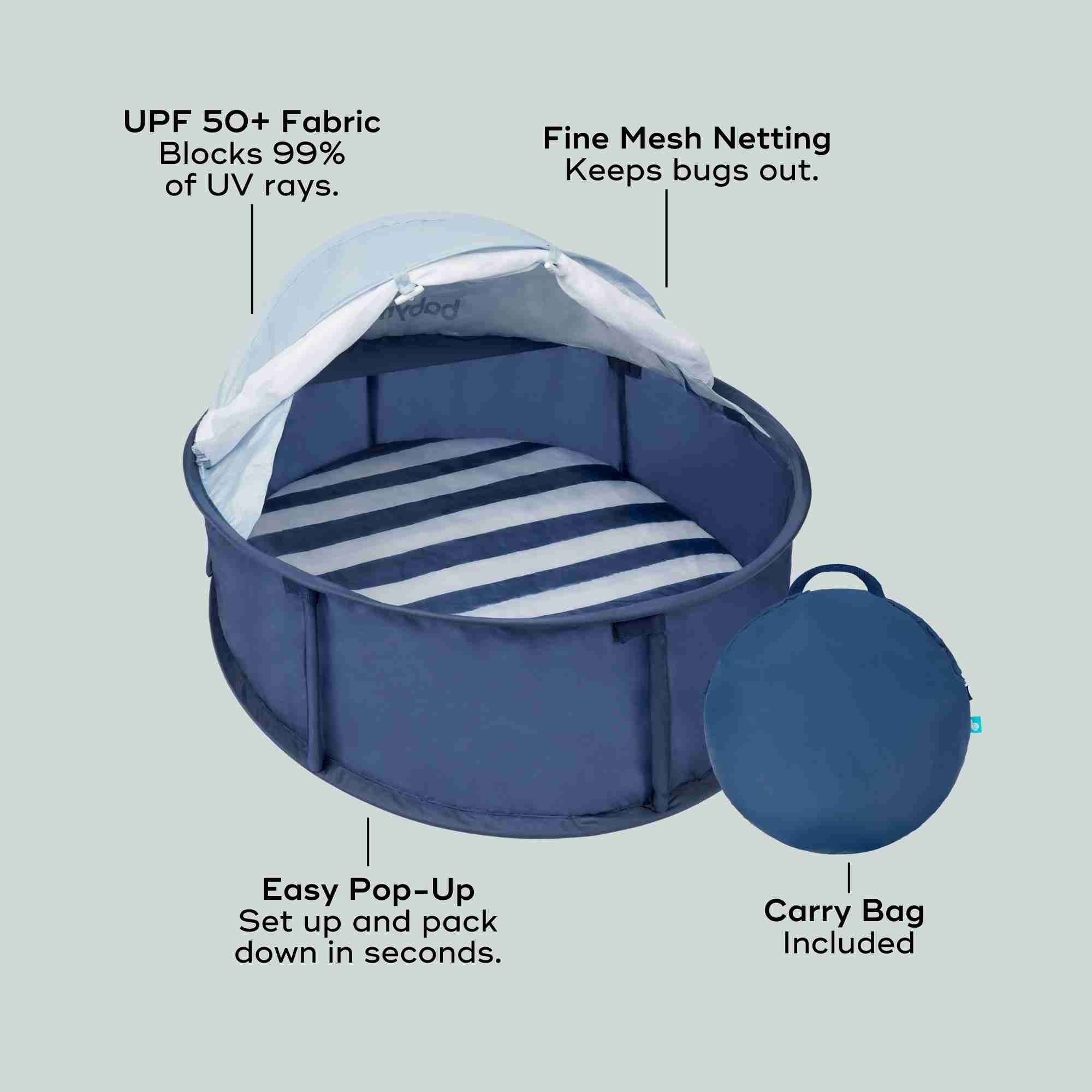 Babyni Anti-UV Infant Pop Up Tent - Image 3