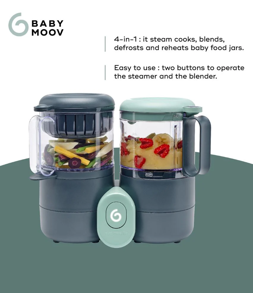 Duo Meal Lite Baby Food Maker + 6 Free Food Containers - Image 4