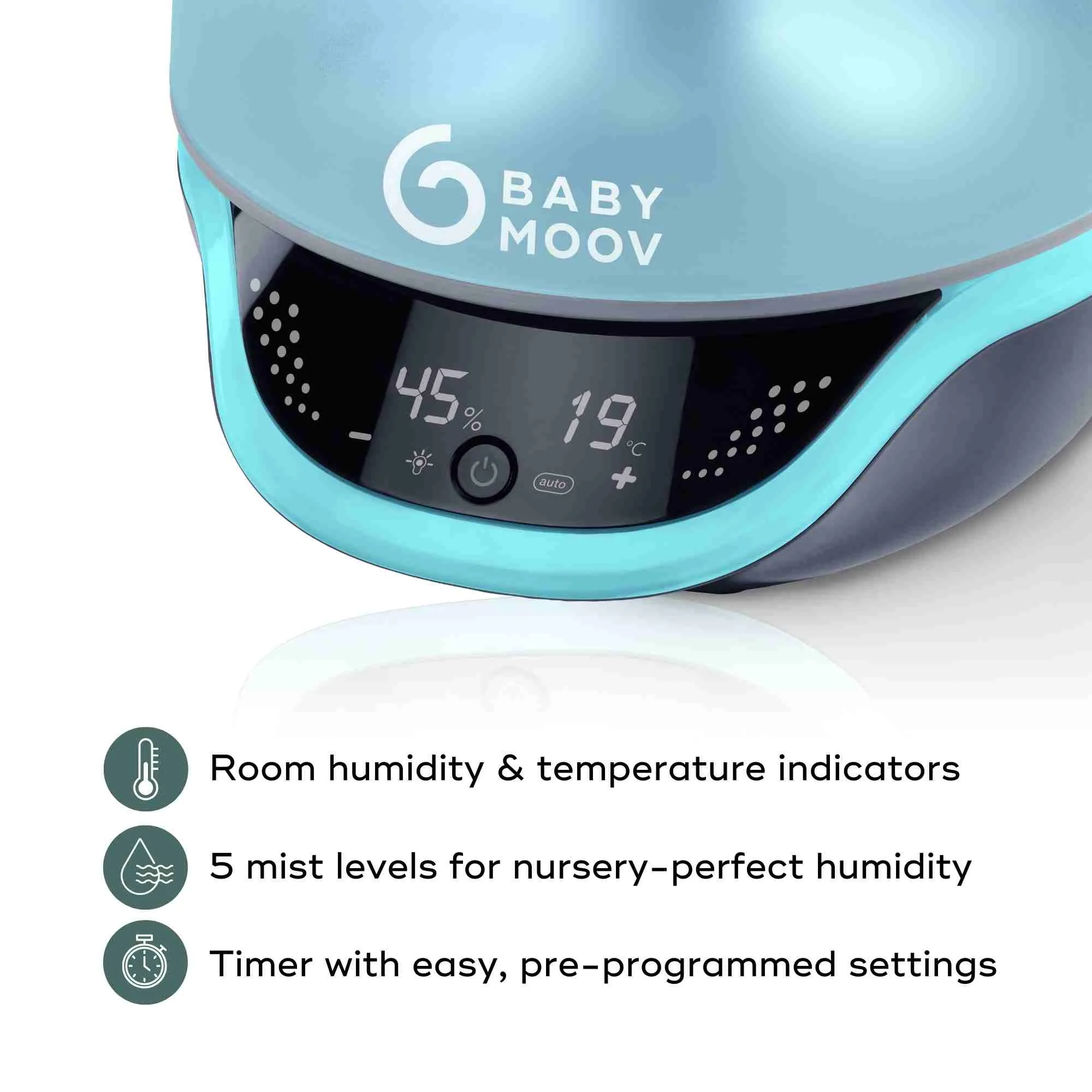 Hygro+ Cool Mist Baby Humidifier – 3-in-1 with Diffuser & Nightlight - Image 4