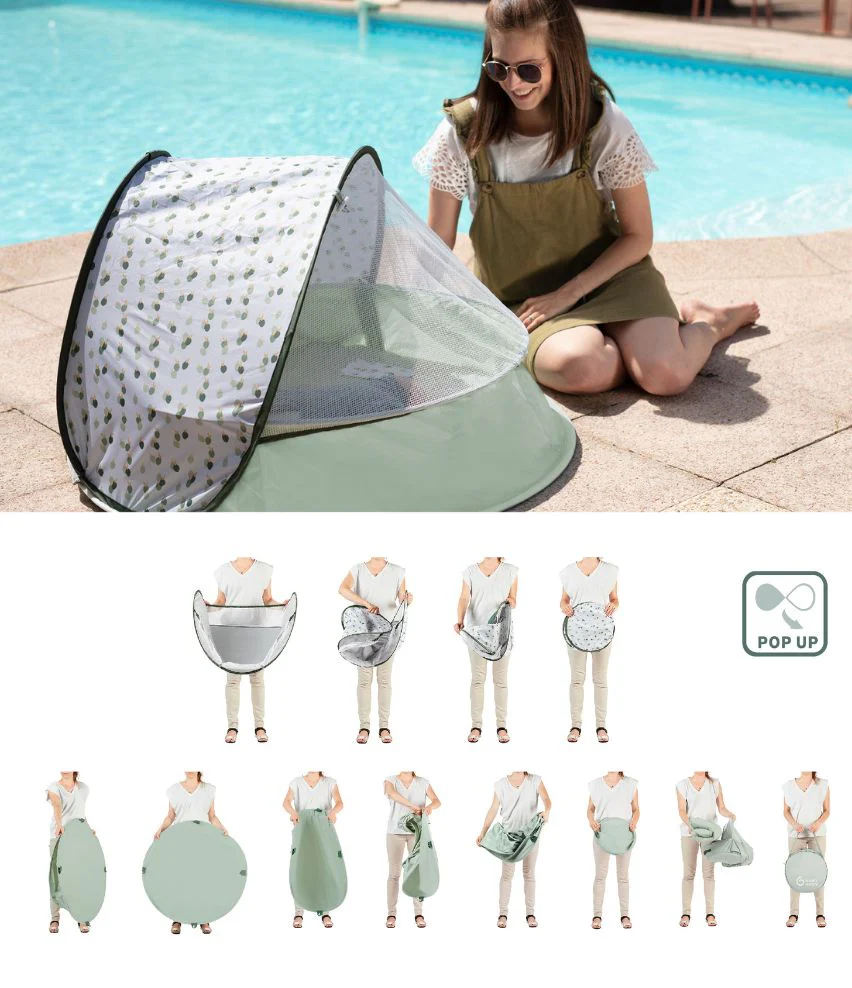 OPEN BOX Aquani Anti-UV Baby Beach Tent & Paddling Pool - Image 12