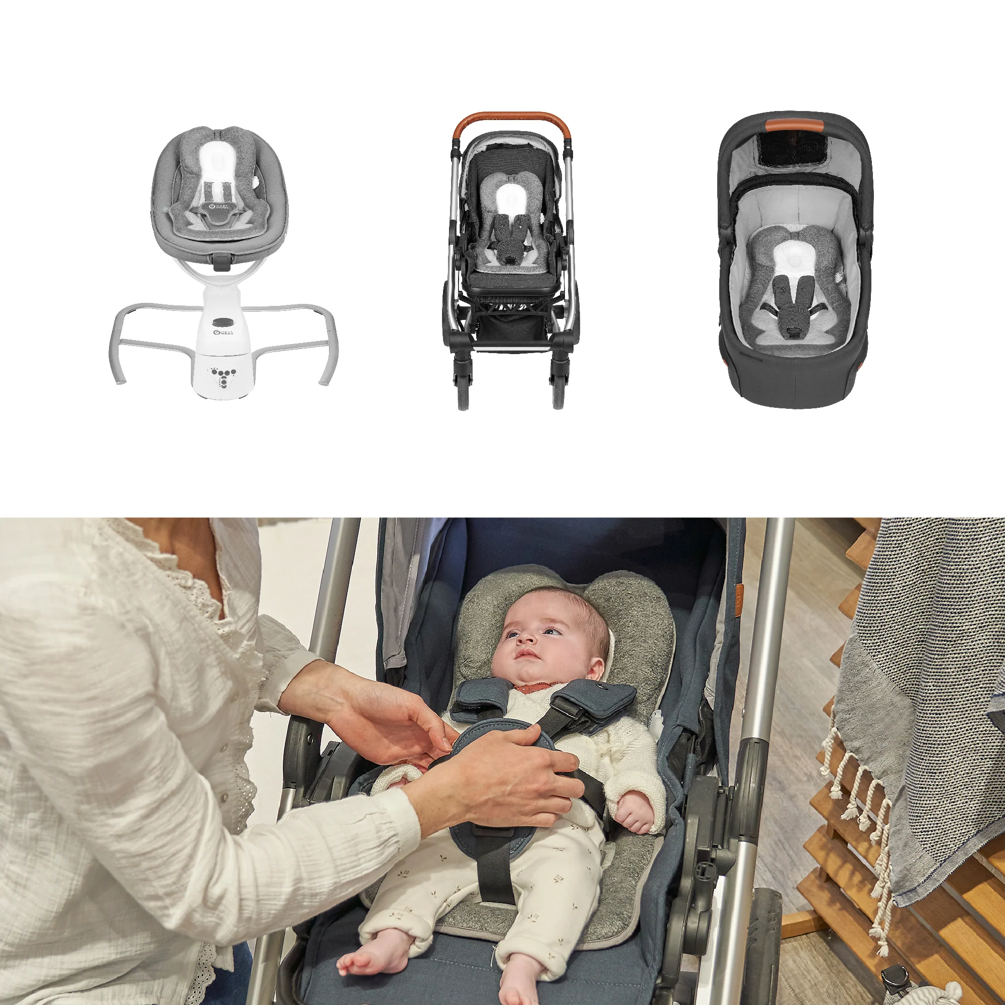 OPEN BOX Cozymorpho Stroller & Seat Infant Insert - Image 3