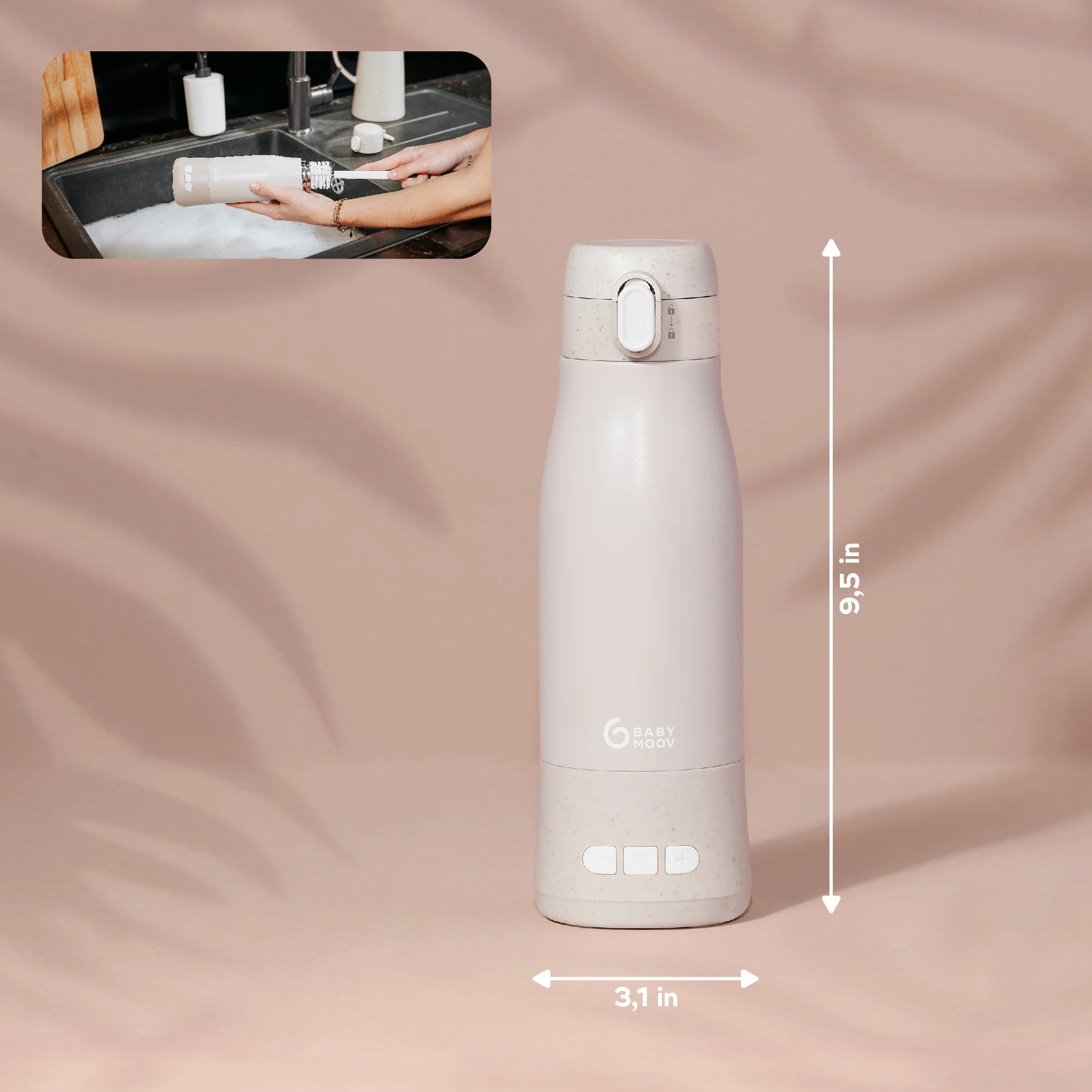 OPEN BOX Moov & Feed Portable Milk and Water Warmer - Image 7