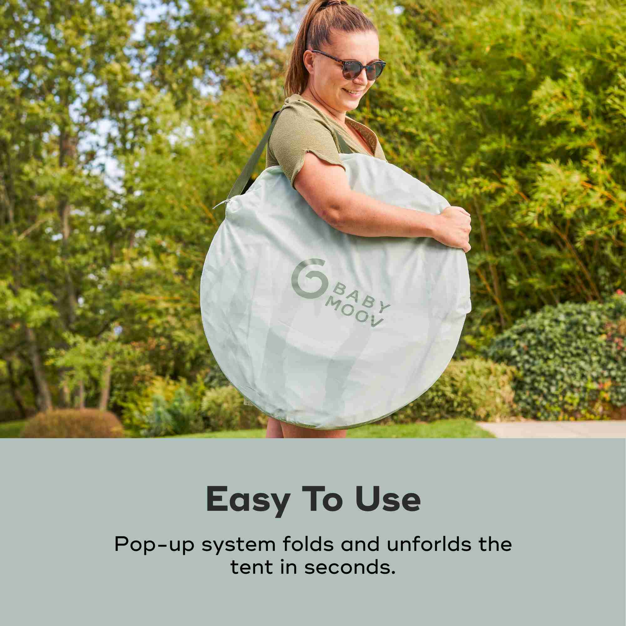 OPEN BOX Moov & Protect Anti-UV Cooling Beach Tent - Image 7