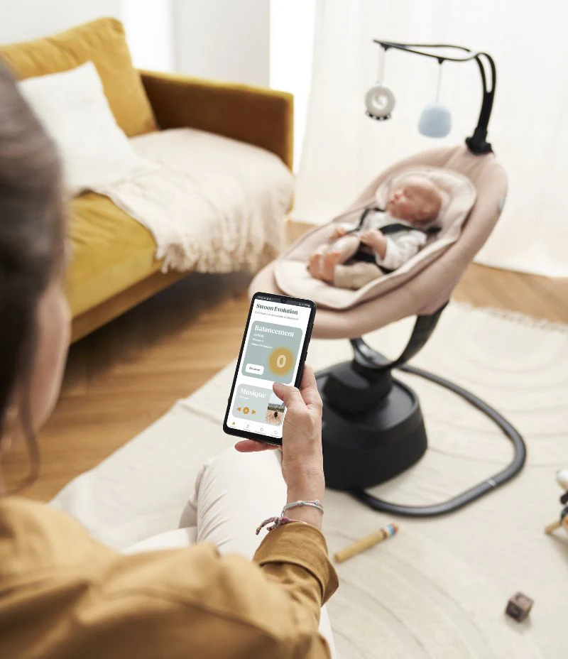 OPEN BOX Swoon Evolution Smart Baby Swing - Image 9