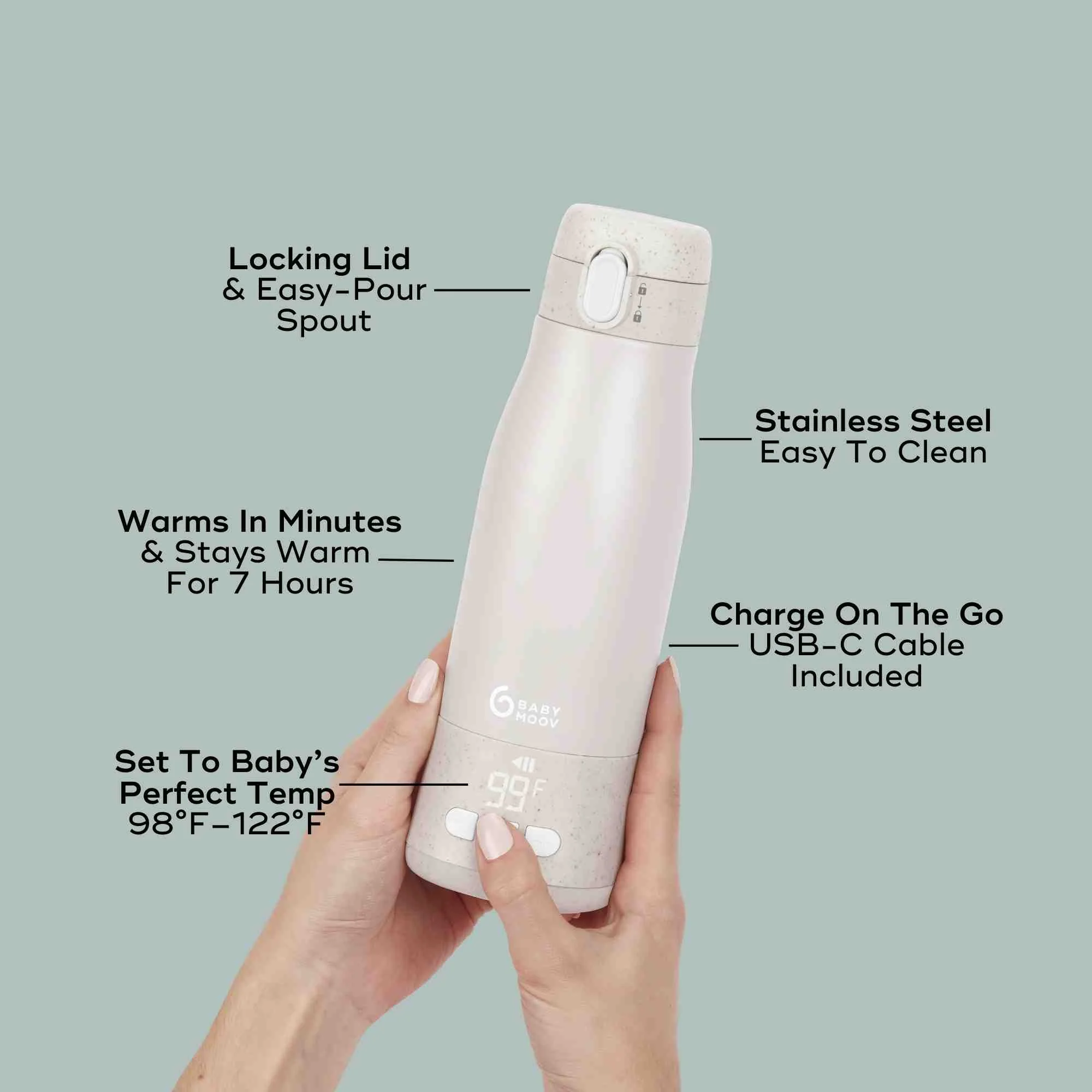 Moov & Feed Portable Bottle Warmer for Travel - Image 5