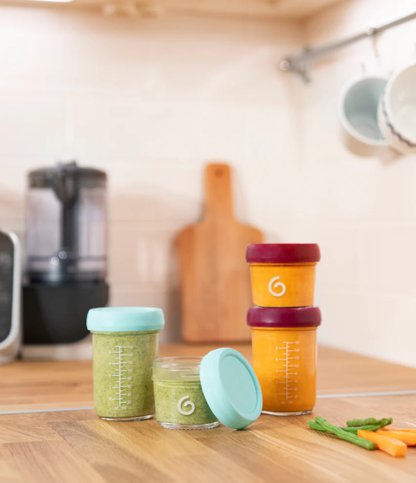 Glass Babybols Baby Food Storage Containers (Airtight, Leakproof Meal Prep Bowls) - Image 4