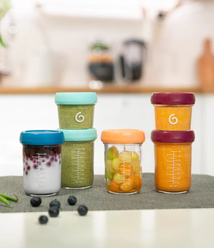 Glass Babybols Baby Food Storage Containers (Airtight, Leakproof Meal Prep Bowls) - Image 5