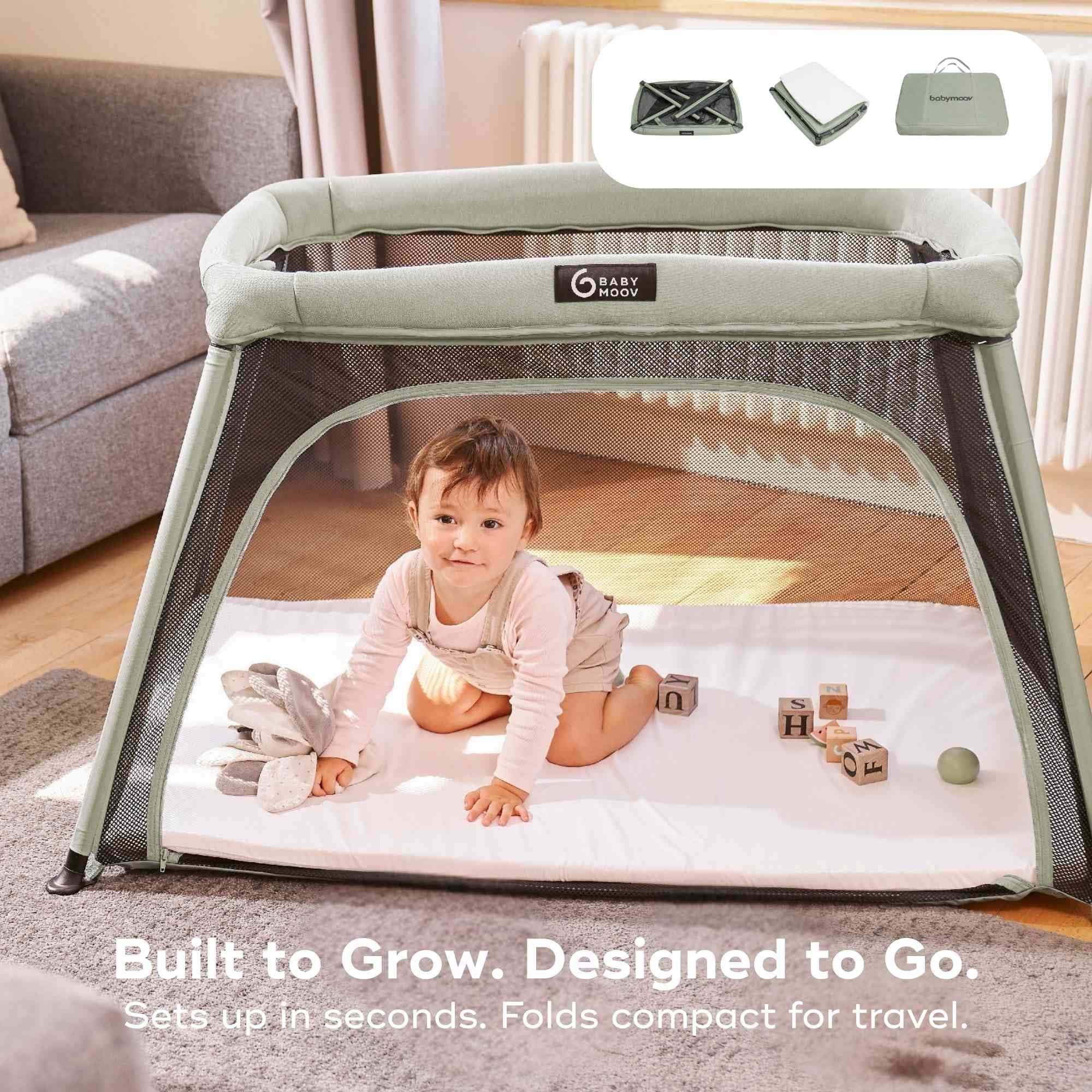 Moov and Comfy 3-in-1 Travel Crib and Play Yard - Image 15