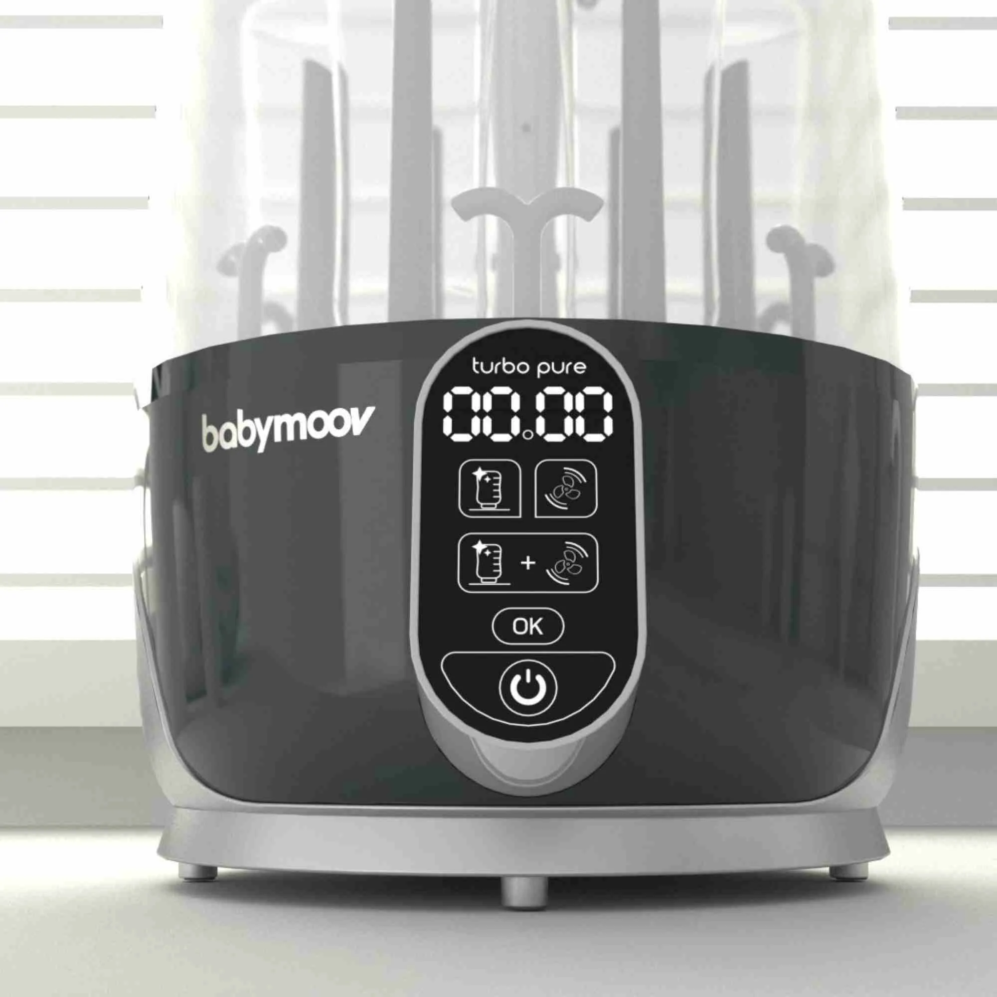 Turbo Pure 3-in-1 Bottle Sterilizer, Dryer & Purified Bottle Storage - Image 4