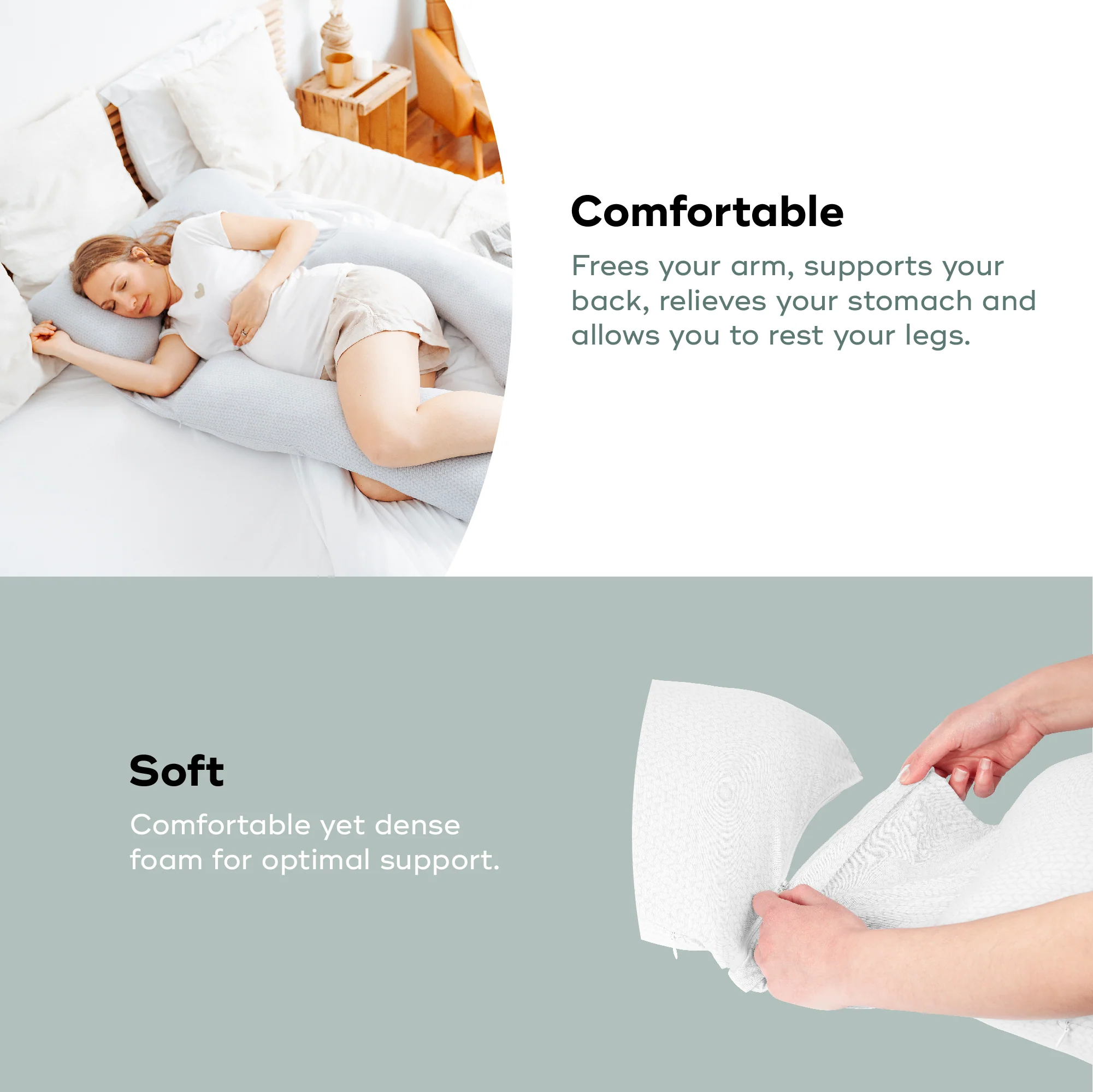 B.Love XXL Full-Body Pregnancy Pillow - Image 4